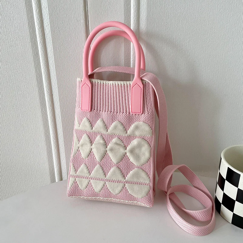 Mini Knit Shoulder Crossbody Bag