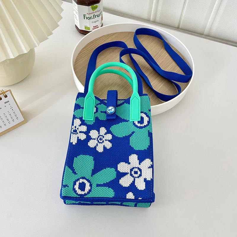 Mini Knit Shoulder Crossbody Bag