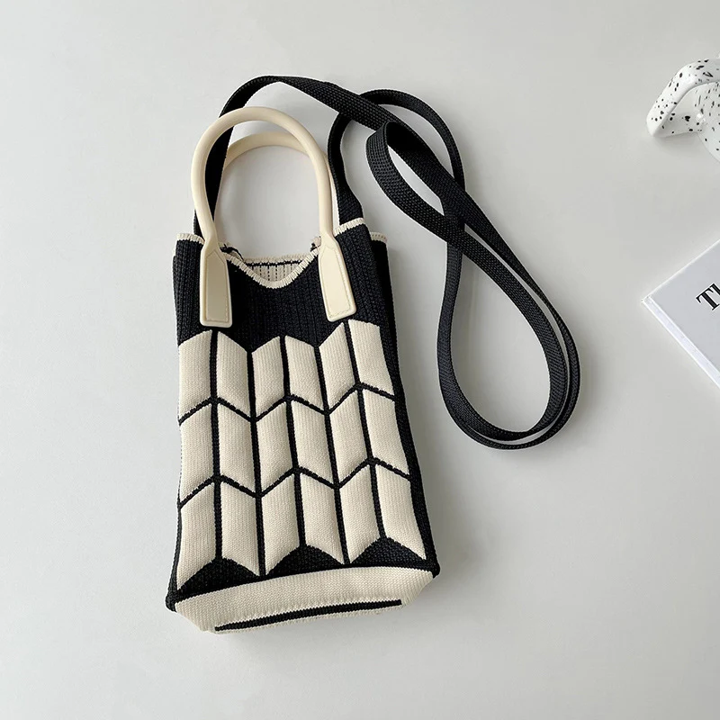 Mini Knit Shoulder Crossbody Bag