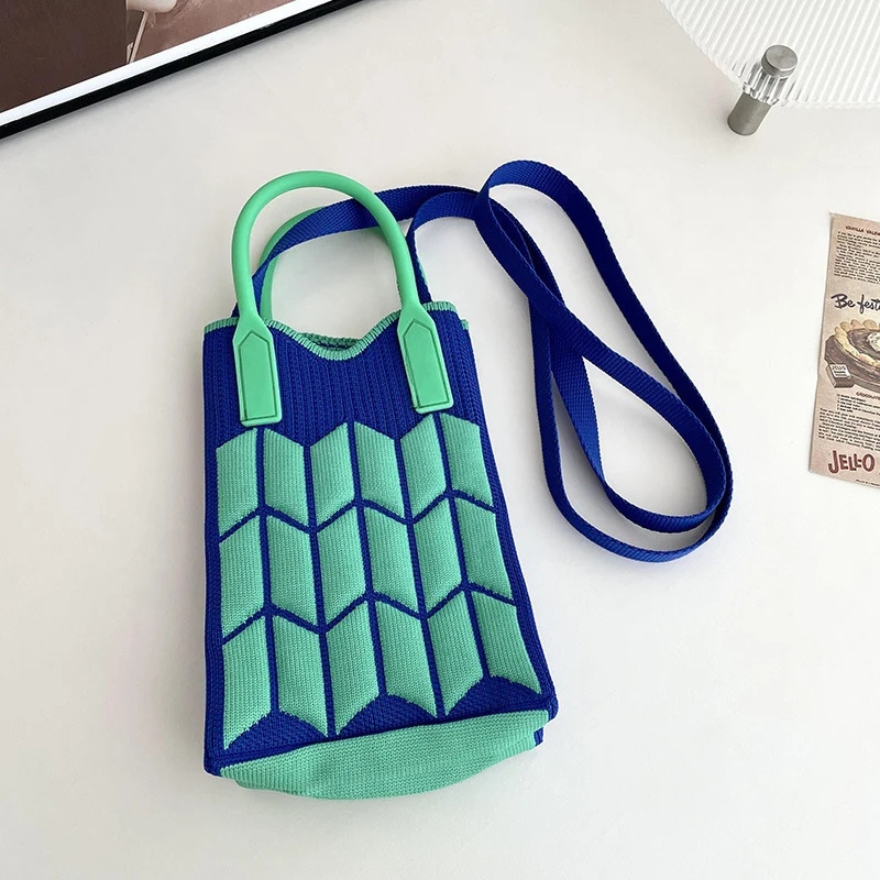Mini Knit Shoulder Crossbody Bag