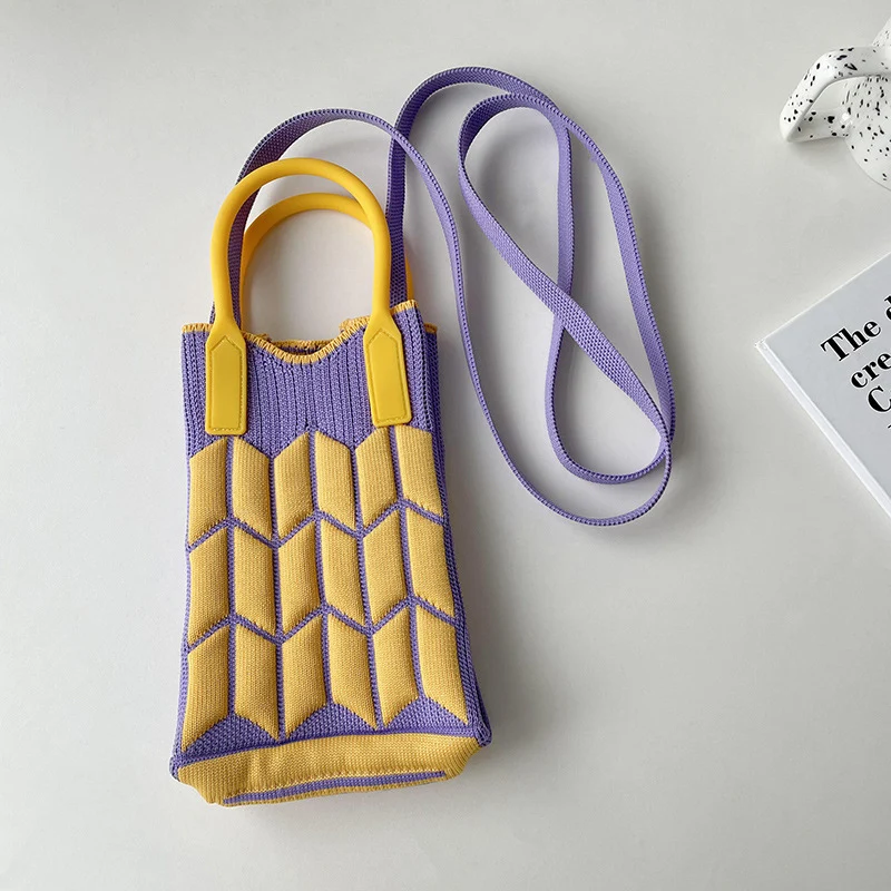 Mini Knit Shoulder Crossbody Bag