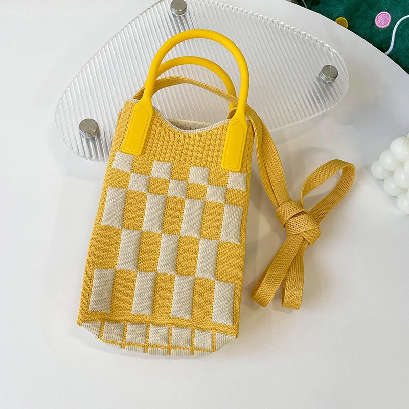 Mini Knit Shoulder Crossbody Bag