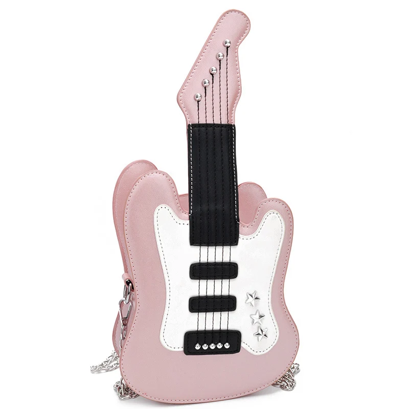 Mini Guitar Shape Shoulder Bag