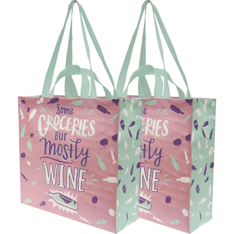 Mostly Wine - Market Tote