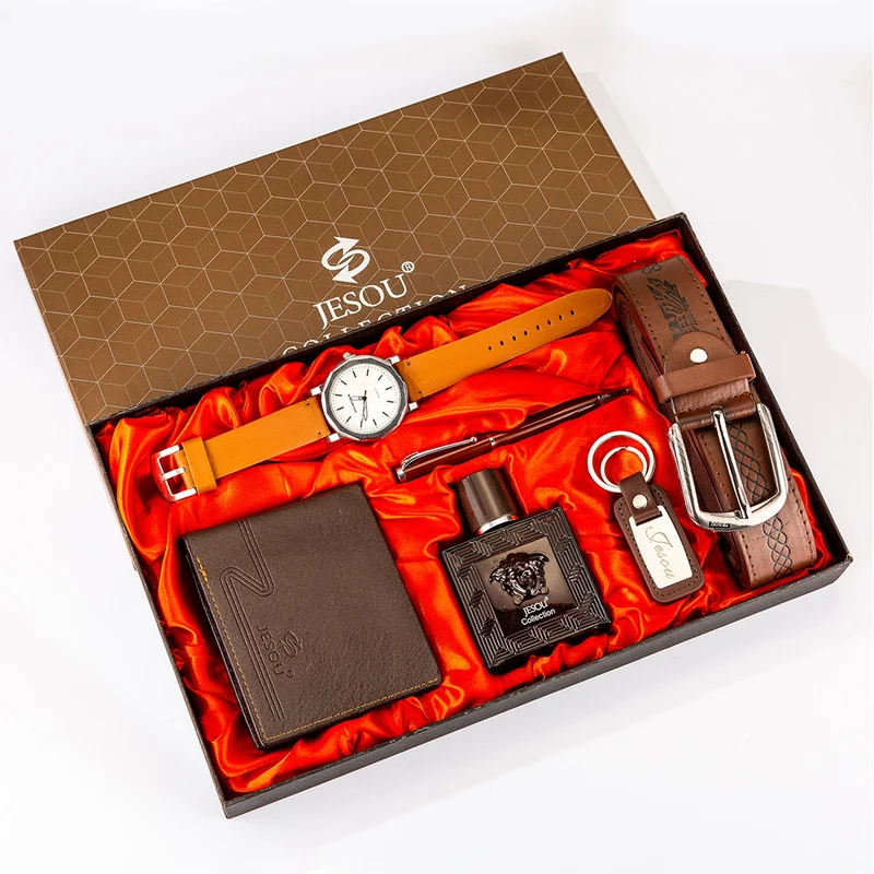 Quartz Watch With Belt Gift Set