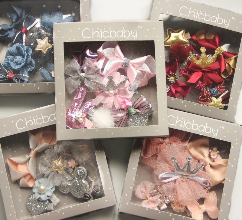 Baby Bows and Headband Set