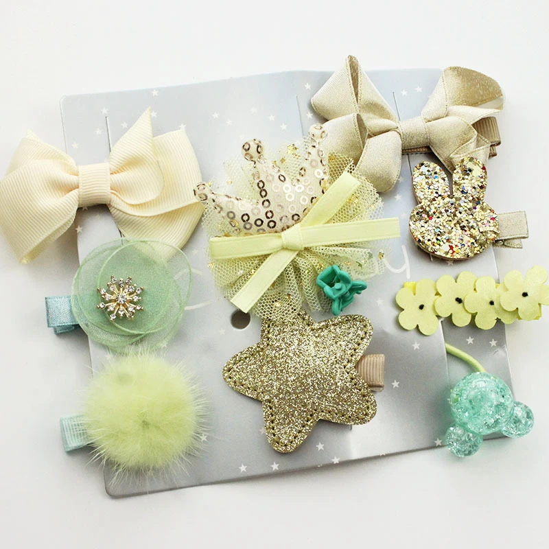 Baby Bows and Headband Set