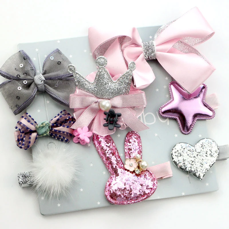 Baby Bows and Headband Set