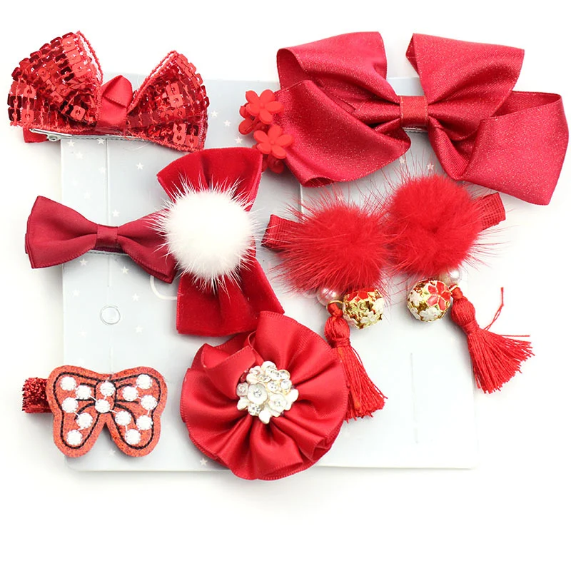 Baby Bows and Headband Set