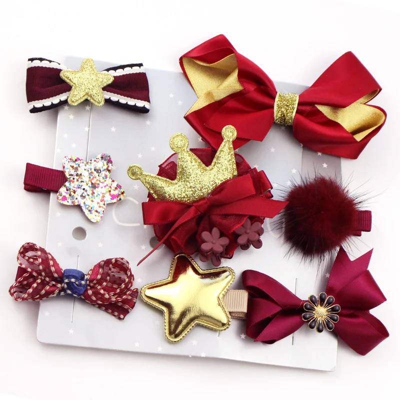 Baby Bows and Headband Set