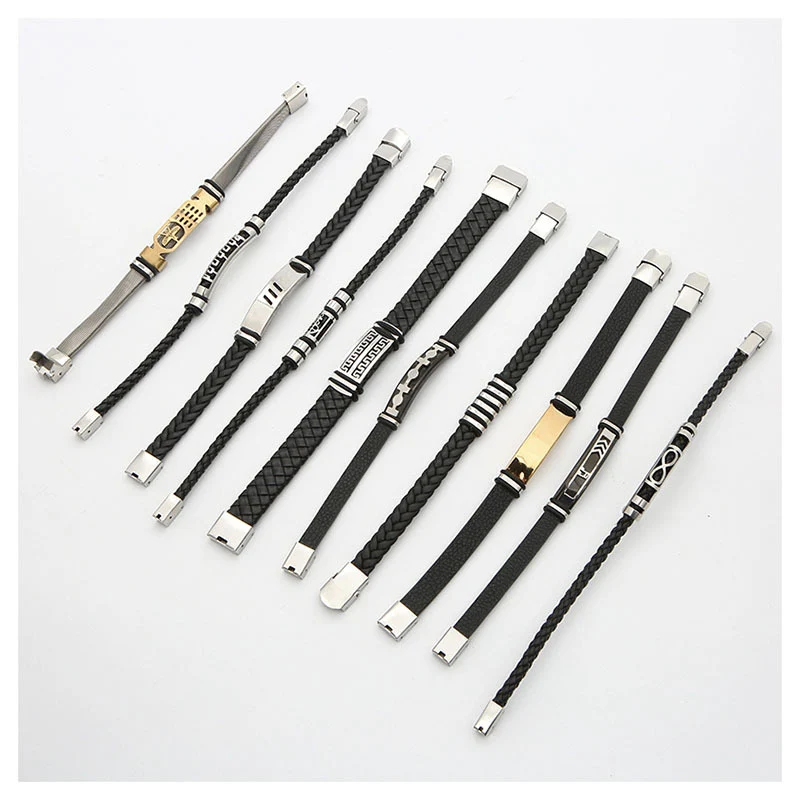 Walker Wallet Men's High-End Leather Bracelet Gift Creative Gift Box