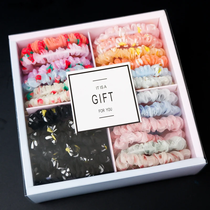Girls' Scrunchie Hair Tie Gift Box