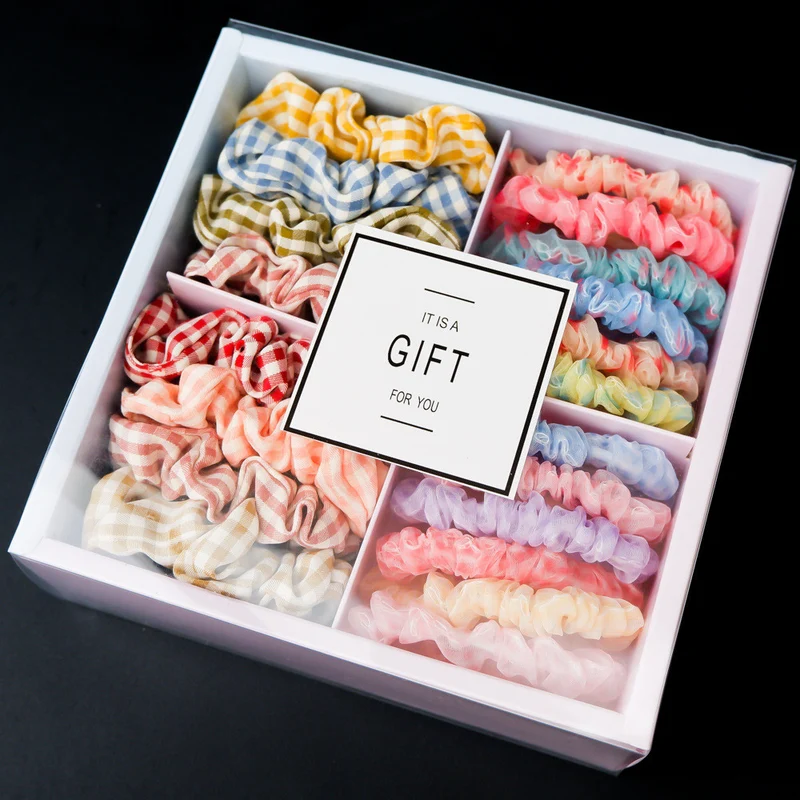 Girls' Scrunchie Hair Tie Gift Box