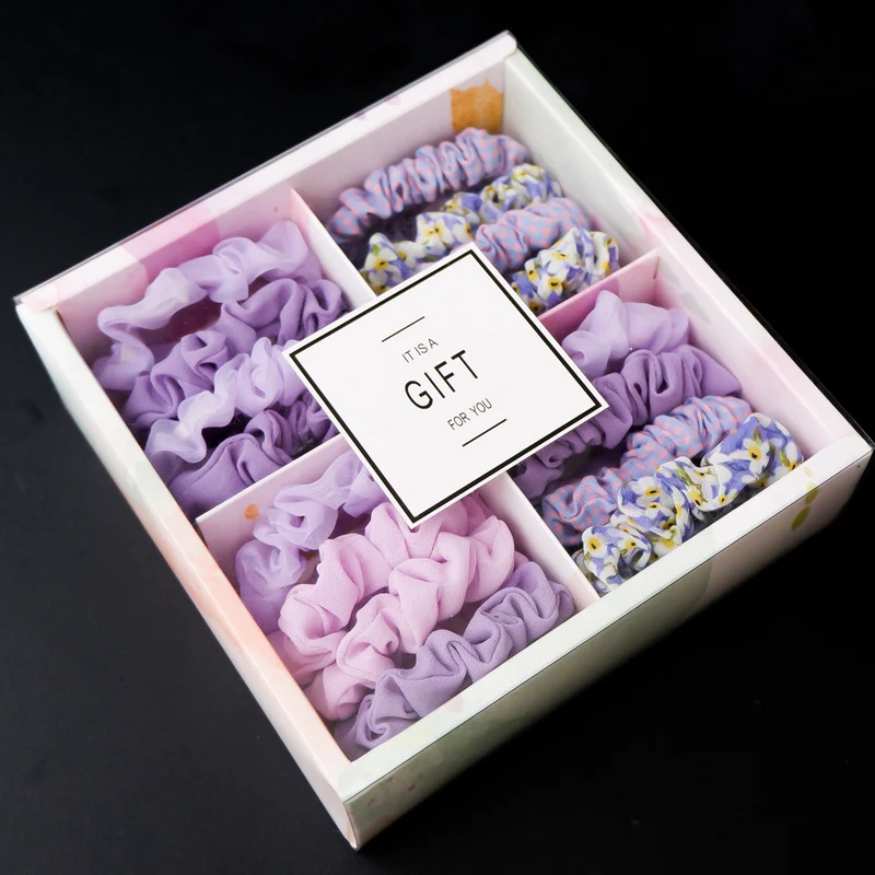 Girls' Scrunchie Hair Tie Gift Box