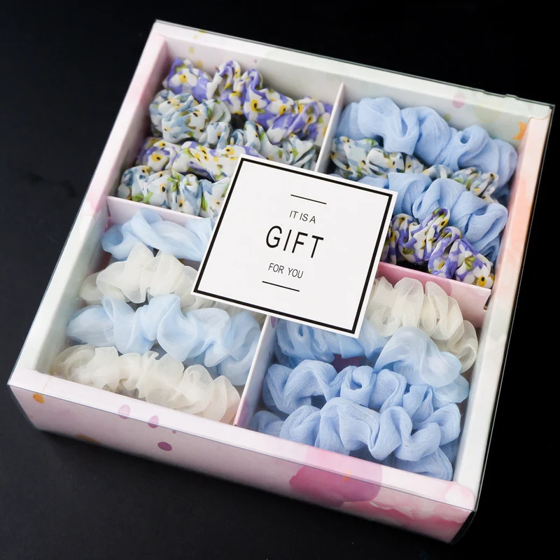 Girls' Scrunchie Hair Tie Gift Box