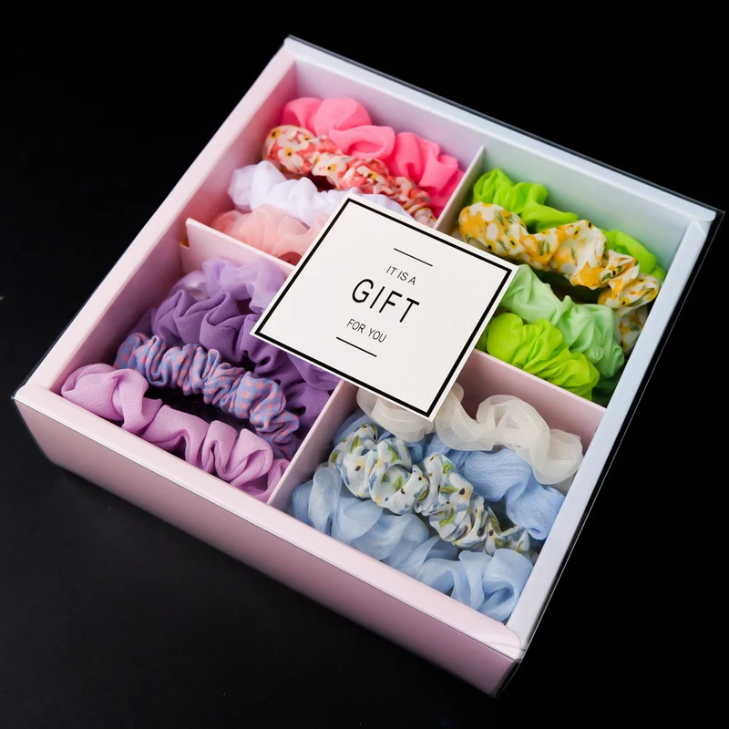 Girls' Scrunchie Hair Tie Gift Box
