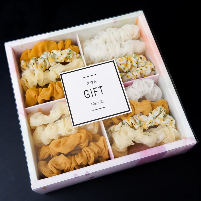 Girls' Scrunchie Hair Tie Gift Box