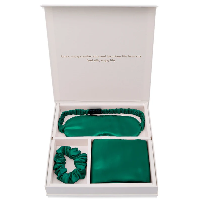 Silk Eye Mask Pillowcase Gift Box