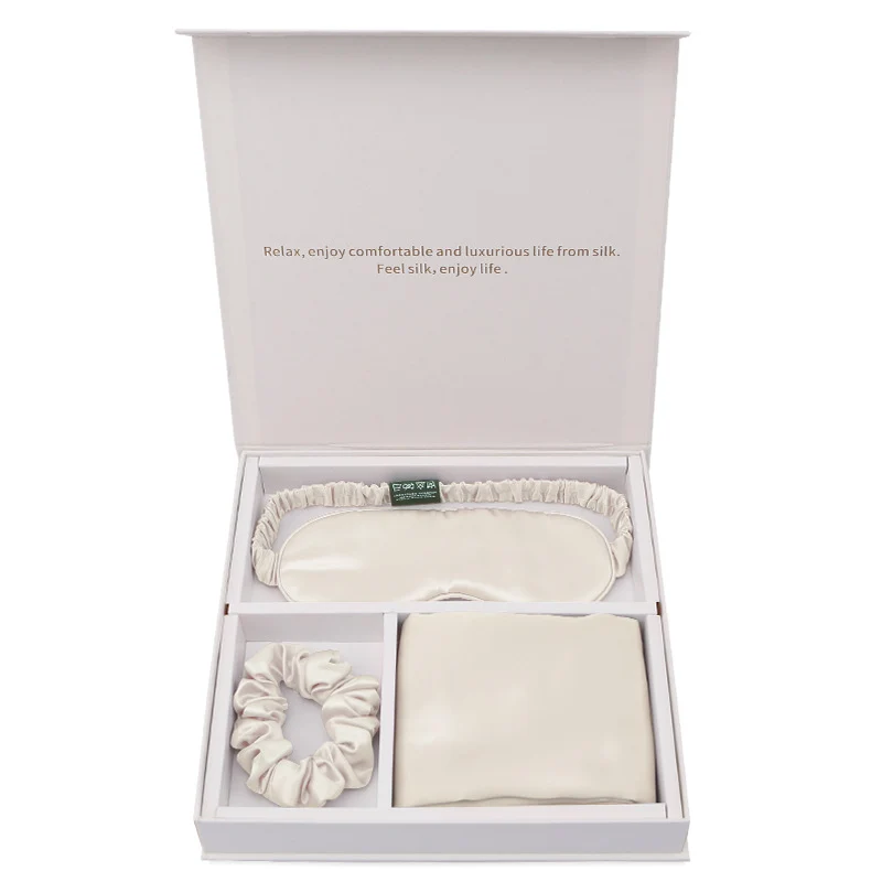 Silk Eye Mask Pillowcase Gift Box