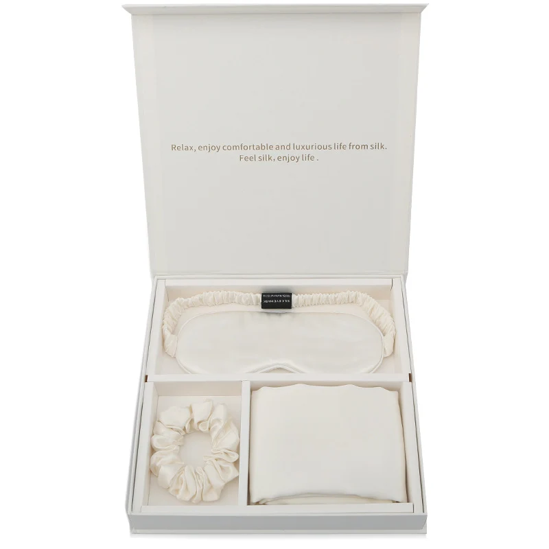 Silk Eye Mask Pillowcase Gift Box