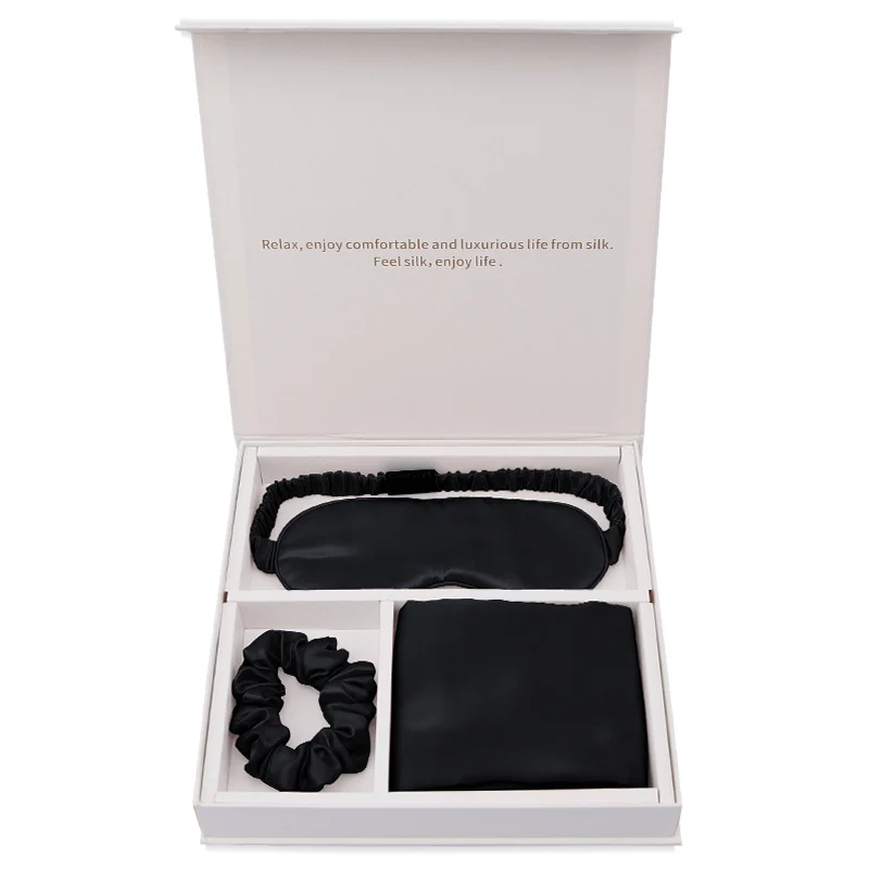 Silk Eye Mask Pillowcase Gift Box