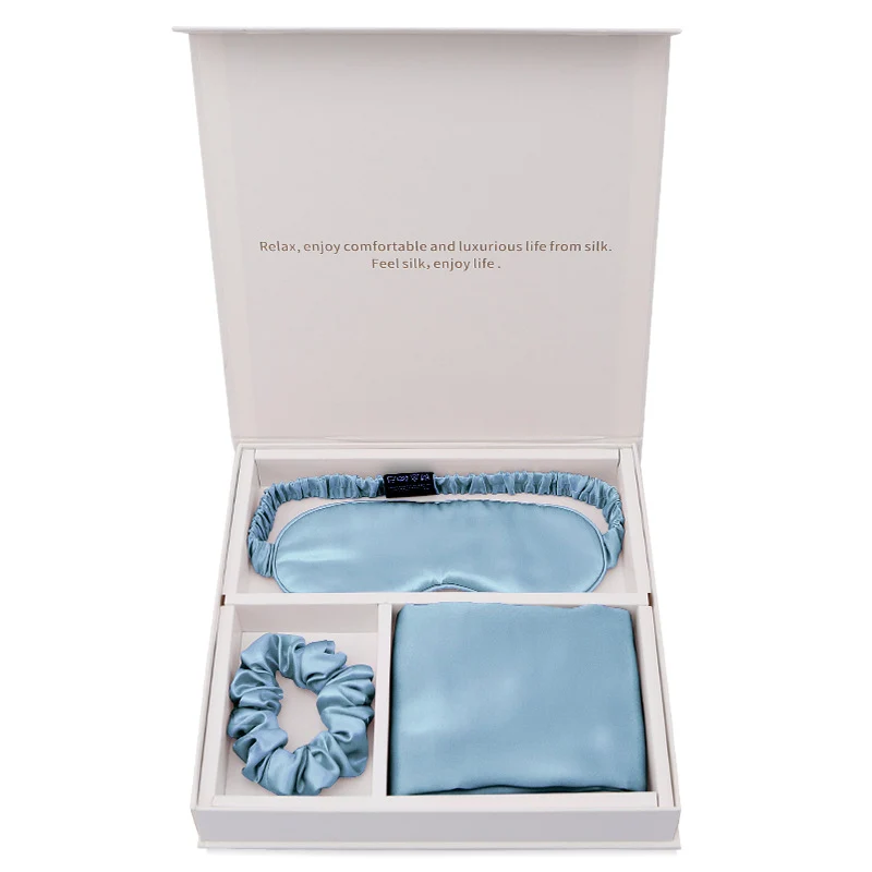 Silk Eye Mask Pillowcase Gift Box