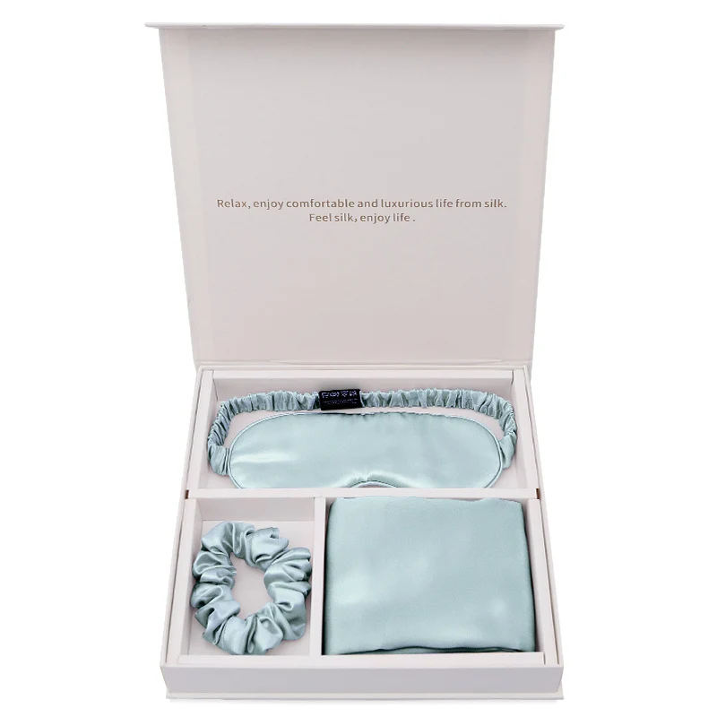 Silk Eye Mask Pillowcase Gift Box