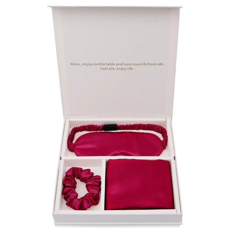 Silk Eye Mask Pillowcase Gift Box
