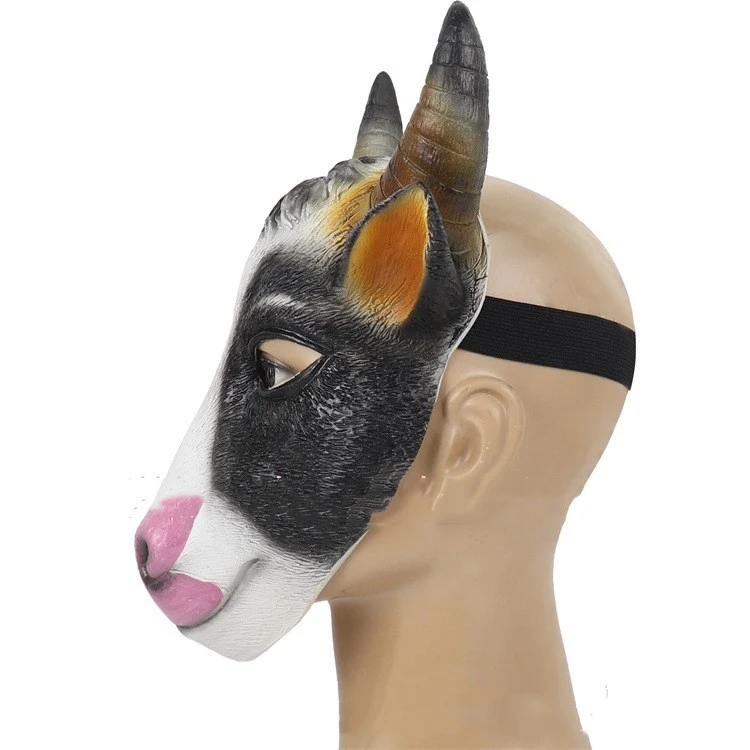 Cow Latex Face Mask