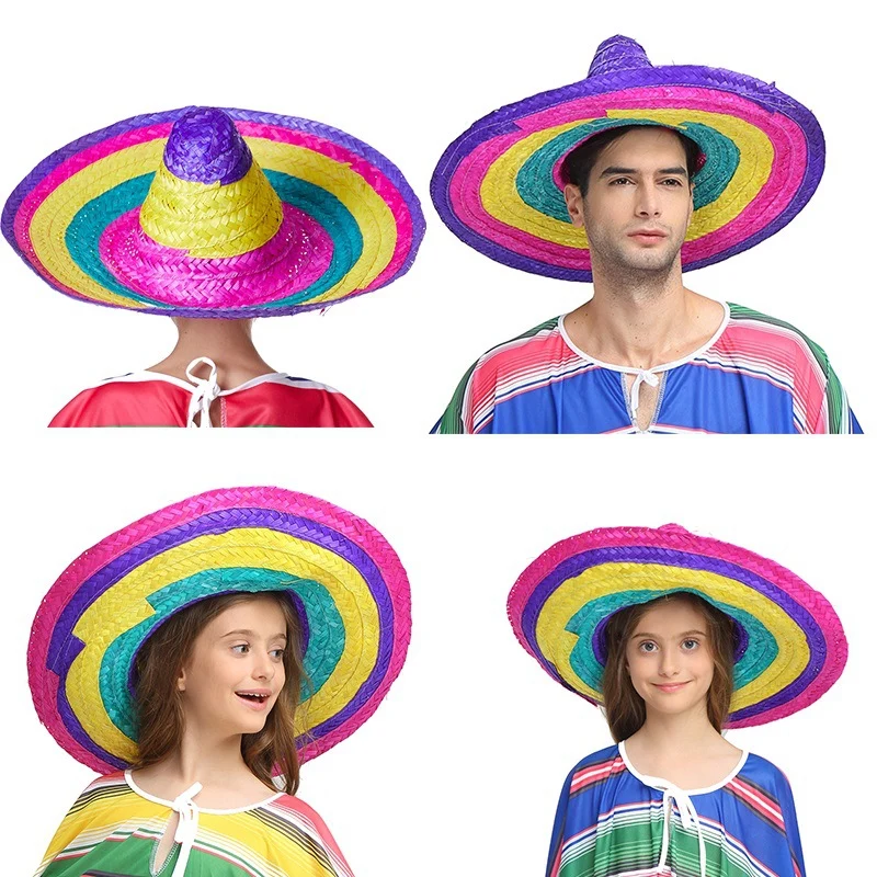 Rainbow Sombrero Hat