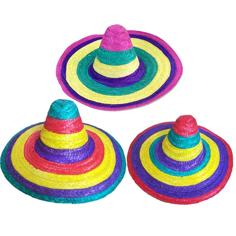 Rainbow Sombrero Hat