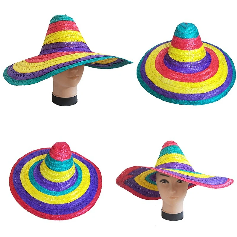 Rainbow Sombrero Hat