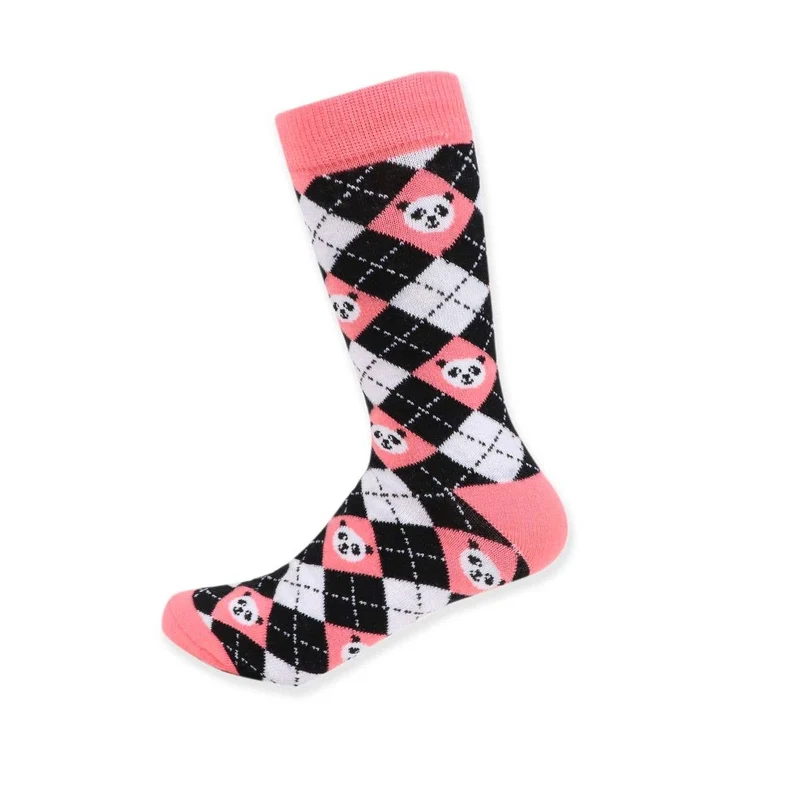 Argyle Panda Socks