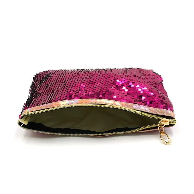 Girls Sequin Cosmetic Bag Set (2 Pcs)