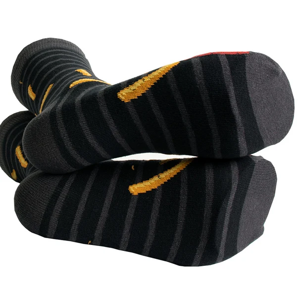 Flying French Fries Novelty Socks (Mens)