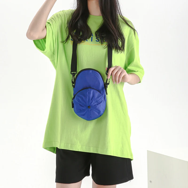 Hat Shape Shoulder Bag Ins Fashion Mini Phone Bags Cute Crossbody Bag For Girls Boys