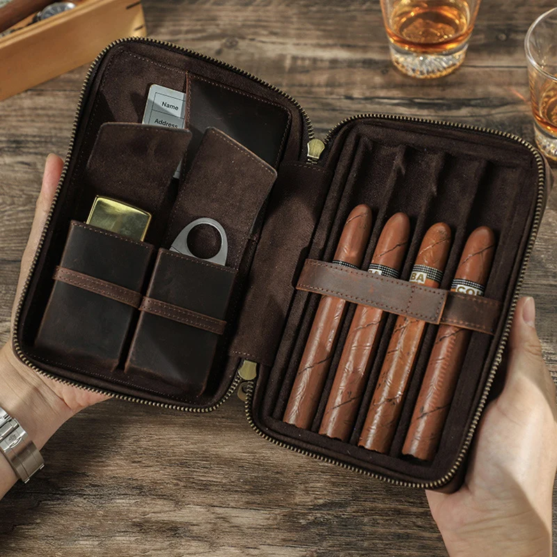 Portable Cigar Storage Box For Business Trip