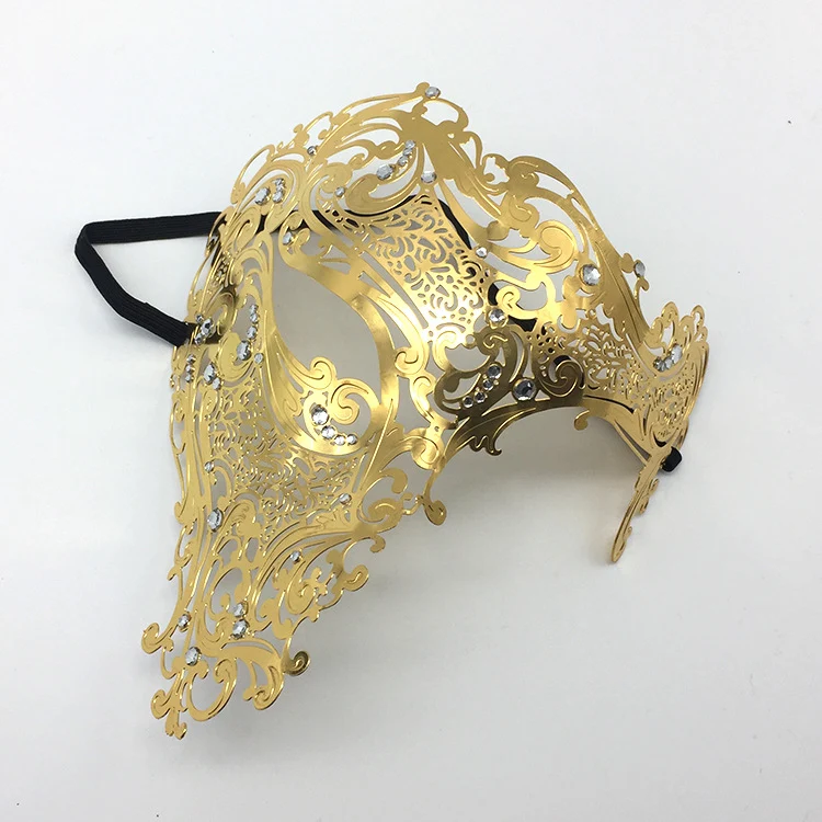Masquerade half face men's props