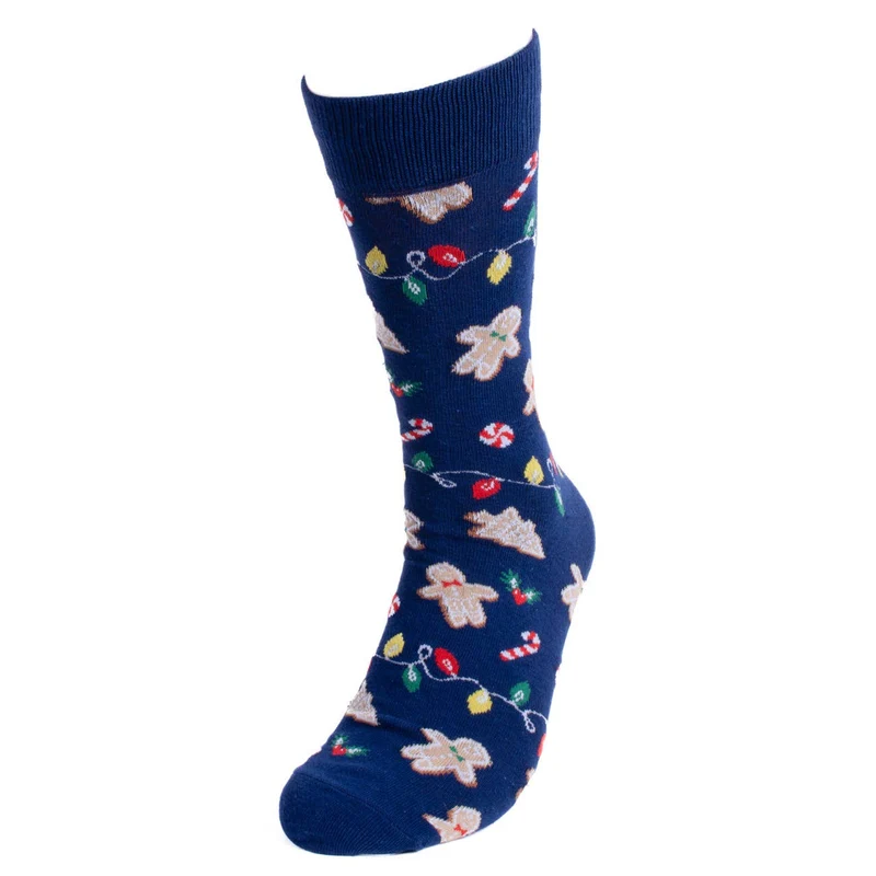 Holiday Gingerbread Novelty Socks (Mens)