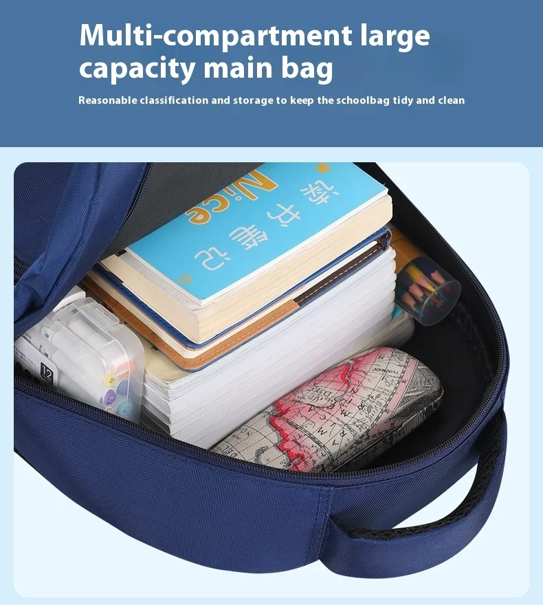 Spaceman Primary School Student Oxford Cloth Schoolbag Children Nylon Backpack
