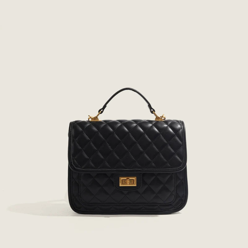 High-Fashion Design Rhombus Purse Backpack