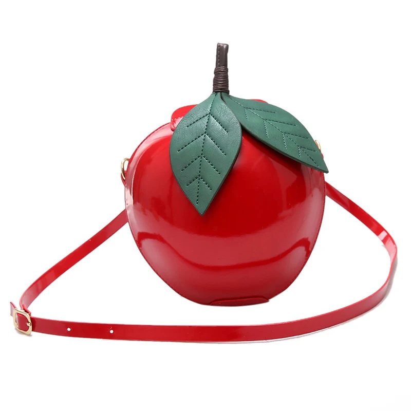 One-shoulder Crossbody Apple Hard Shell Bag