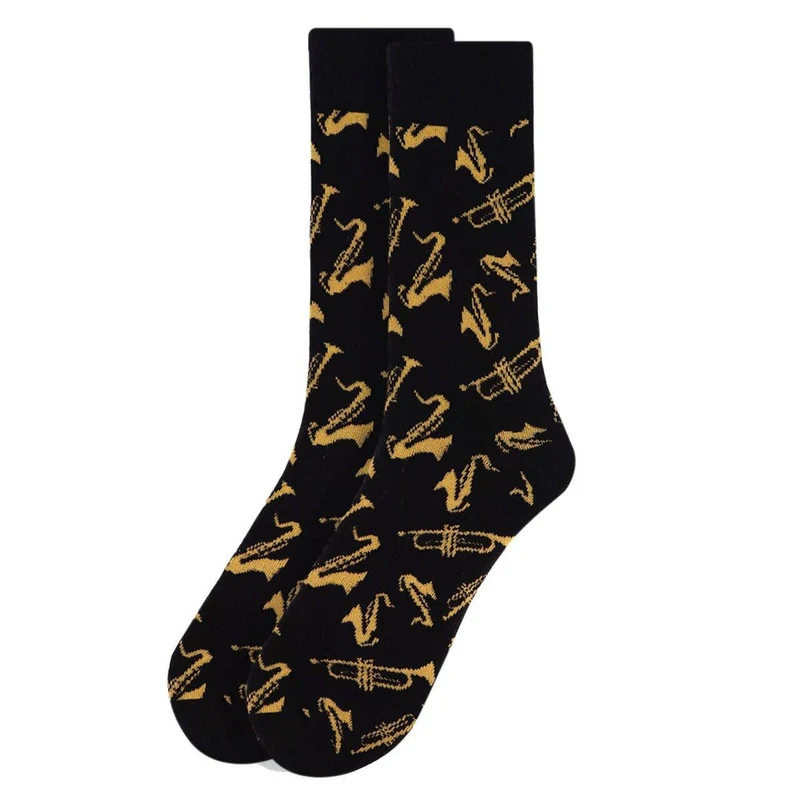Trumpet and Trombone Novelty Socks (Mens)
