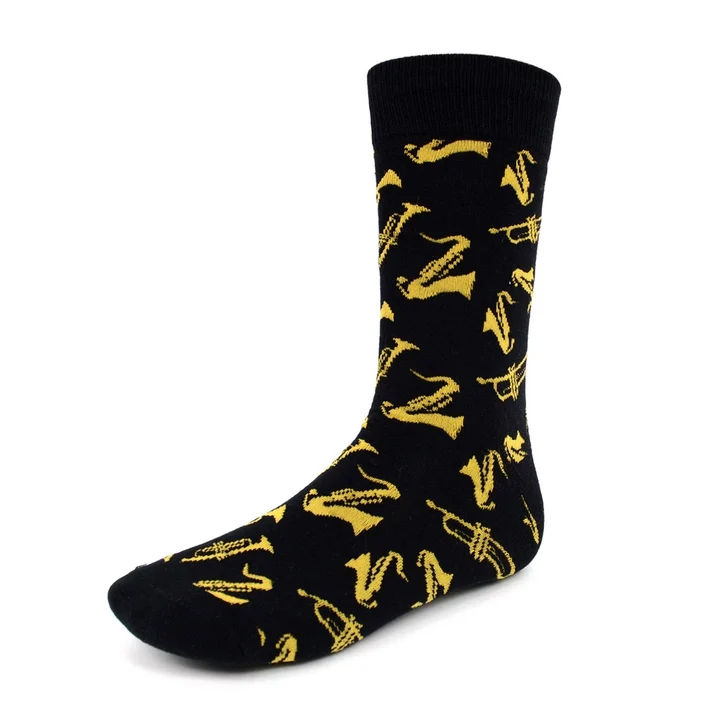 Trumpet and Trombone Novelty Socks (Mens)