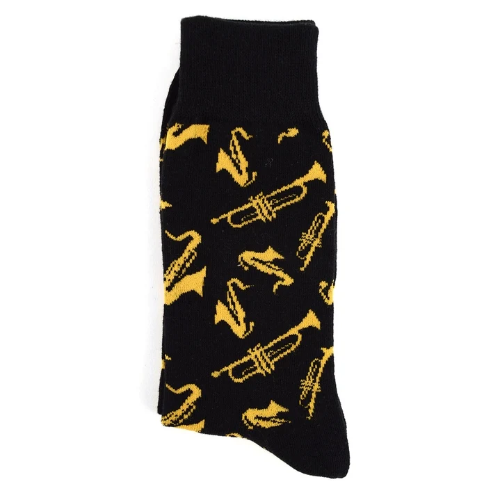 Trumpet and Trombone Novelty Socks (Mens)