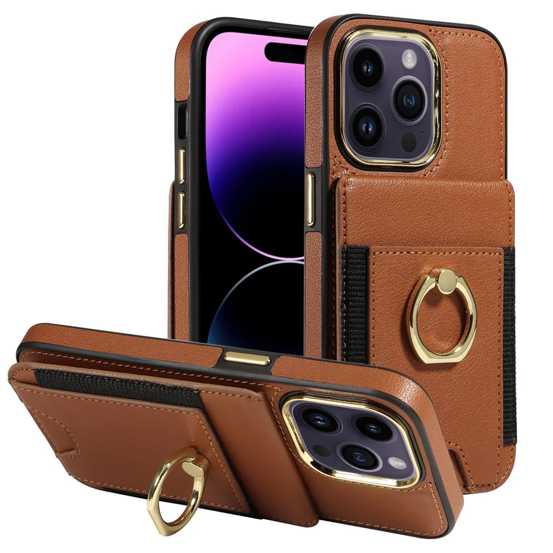 Leather iPhone Wallet Case