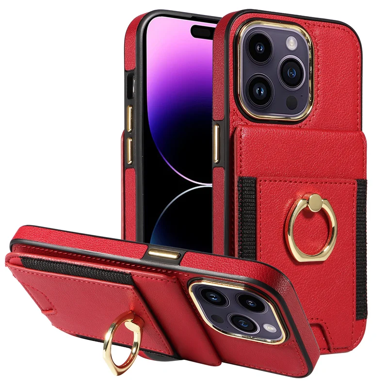 Leather iPhone Wallet Case