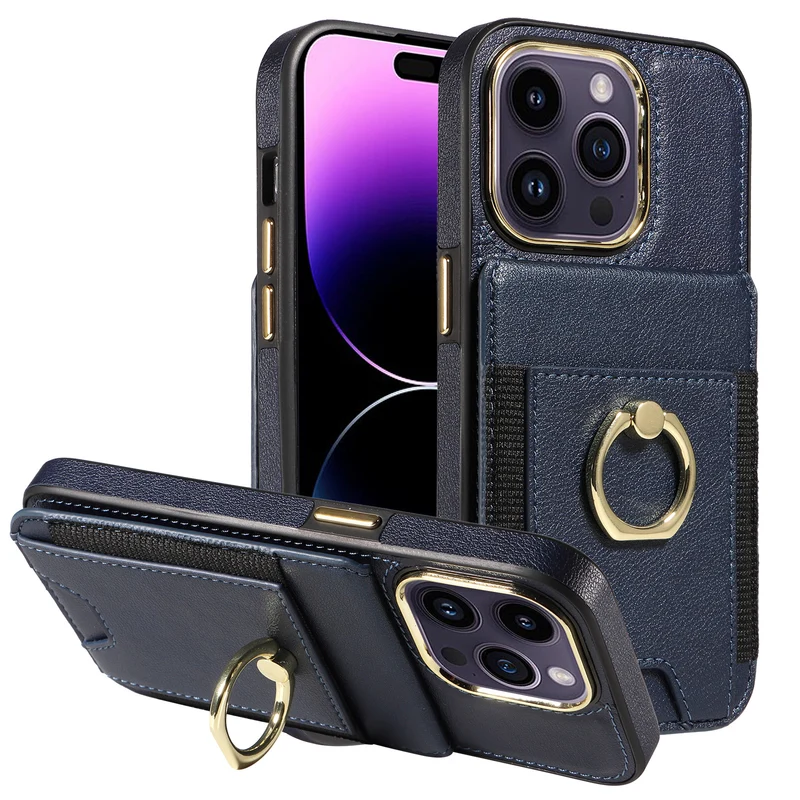 Leather iPhone Wallet Case