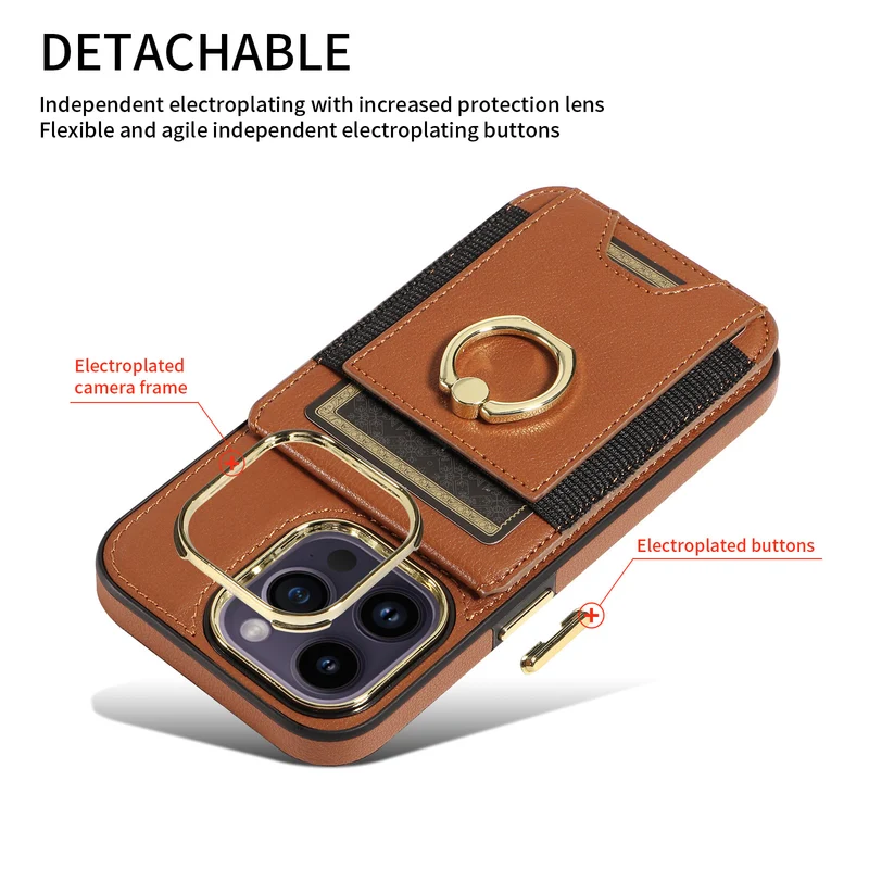Leather iPhone Wallet Case
