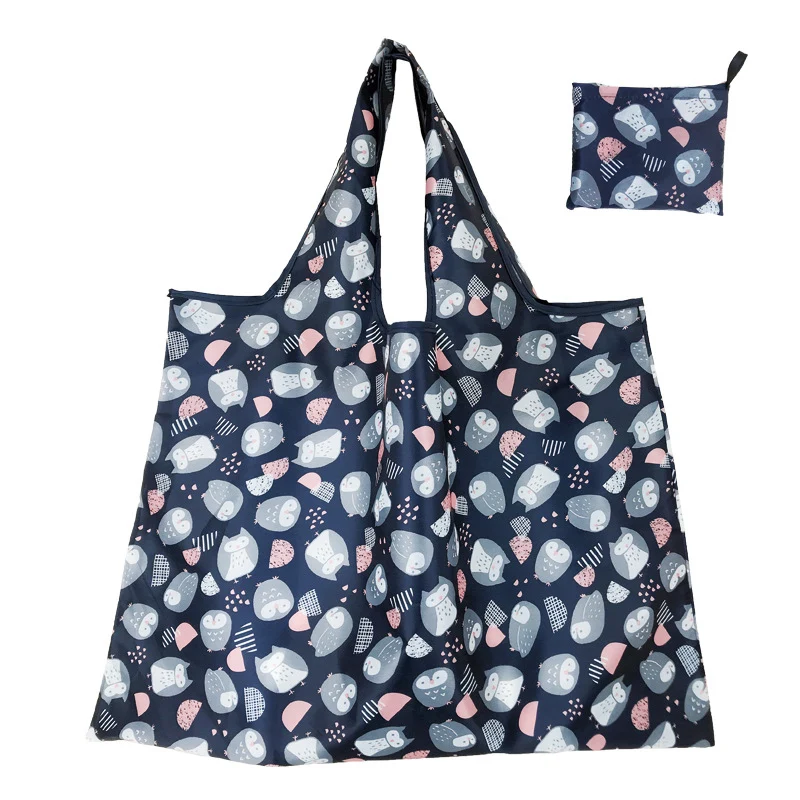Foldable Supermarket Shopping Tote Bag